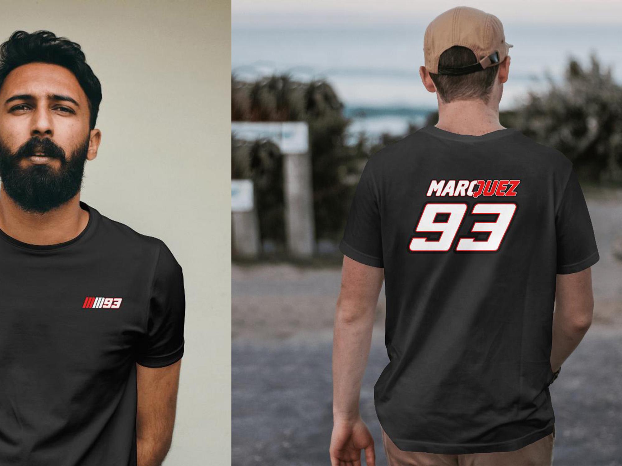 

2025 Summer 100% Cotton Unisex Marc T Shirt Casual No. 93 Motor Marquezs T-shirt Graphic Short Sleeves Streetwear Unseix Top Tee 4XL