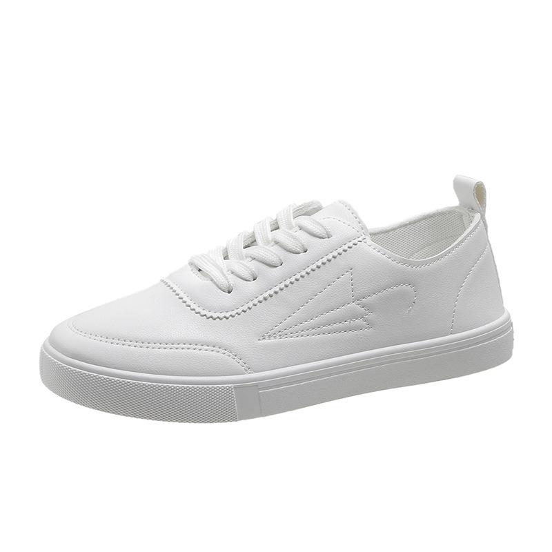 

Early spring fashion casual sports breathable light white shoes women s single shoes 43 белый