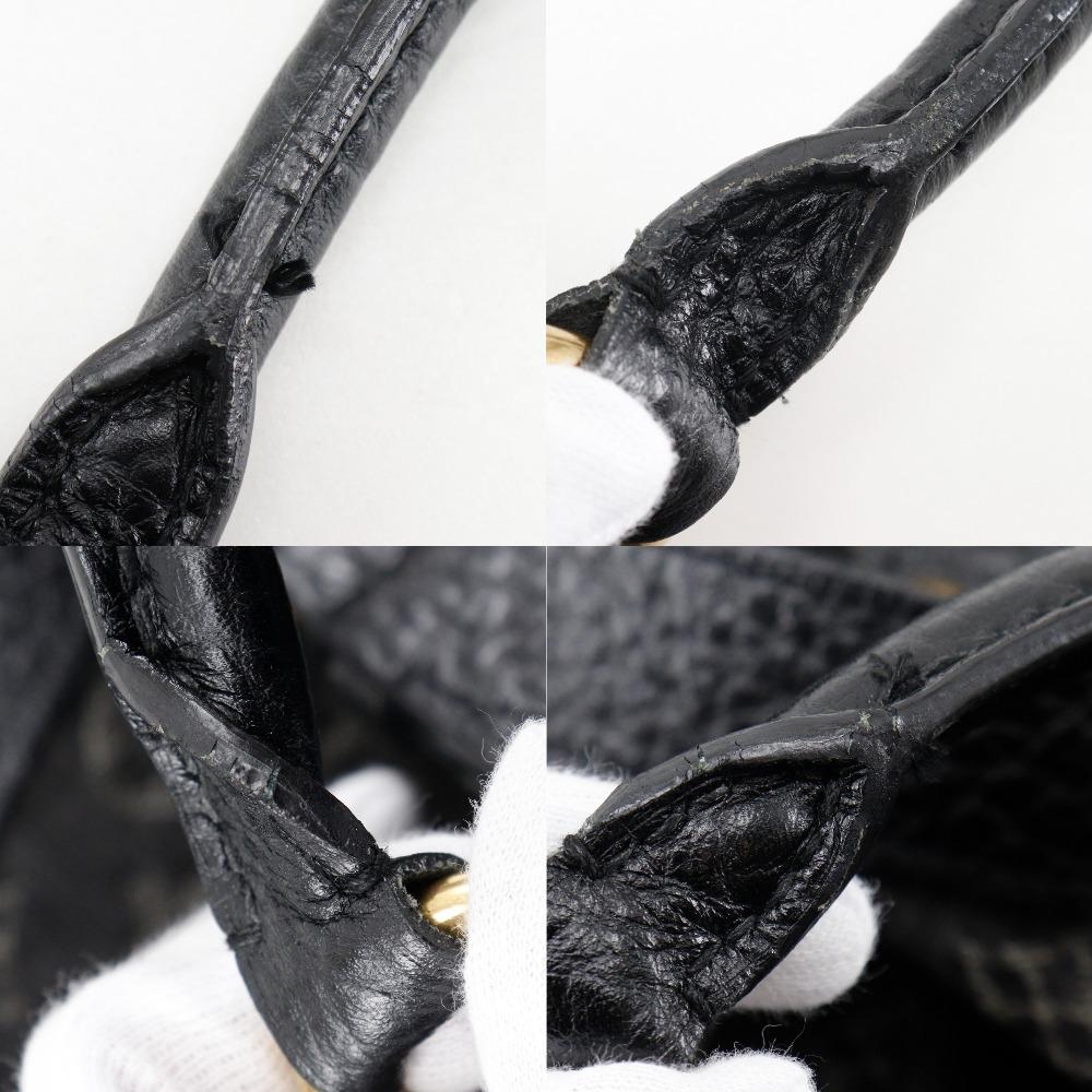 LOUIS VUITTON Neo Cavi MM Handbag M95351 2WAYShoulder black Monogram denim Women Used