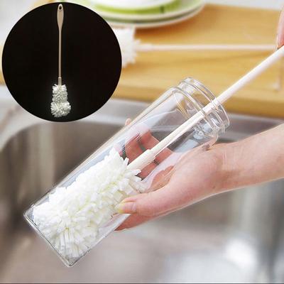 Sponge Cleaner Long Handle Brush Glass Bottle Cup Kitchen Wash Cleaning Tool