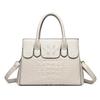Női kézitáska Valódi bőr táskák Női krokodil luxus kézitáskák Női táskák Designer Crossbody táskák Női Retro