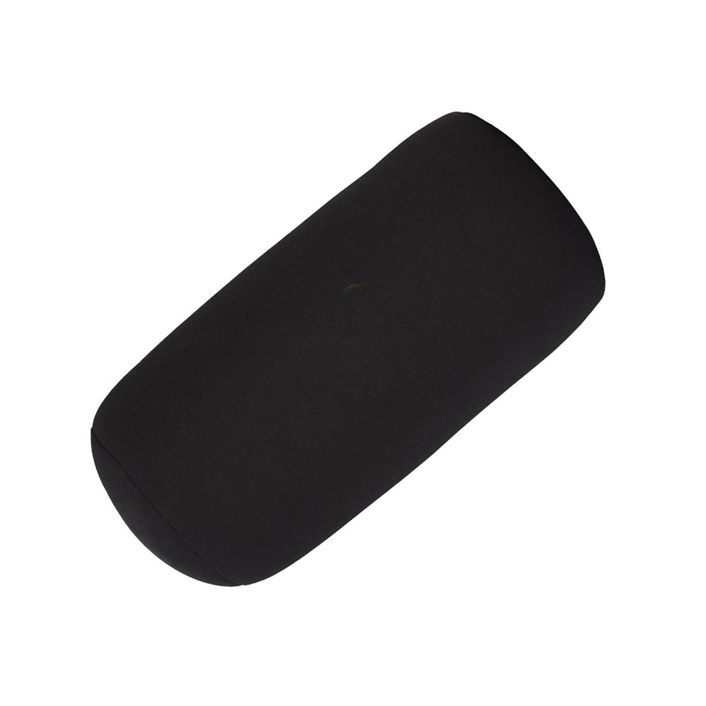 Micro Mini Microbead Cushion Roll Pillow Travel Home Seat Sleeping Neck Support Black