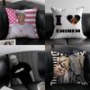 Hiphop Singer Hot E-EminemS Pillow Case Pattern Printing Pillowcase Living Room Sofa Cushion Cover Bedroom Room Decor