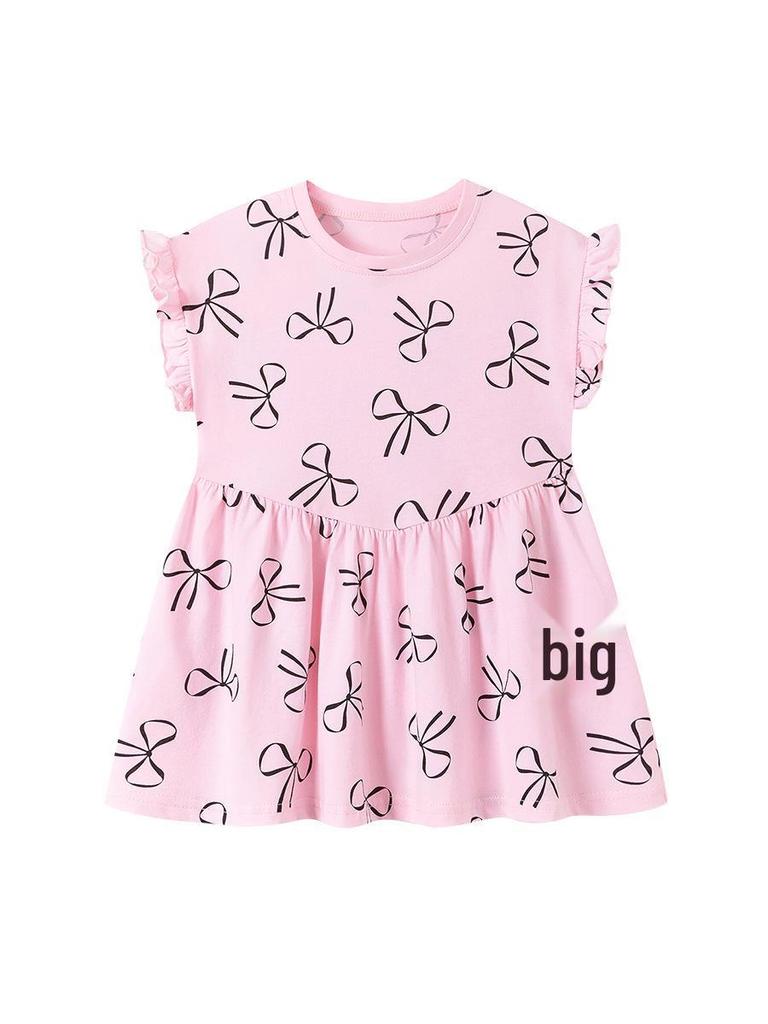 Little Maven Sommerkleider für Europa & Amerika: Süße kurzärmelige Röcke für Mädchen