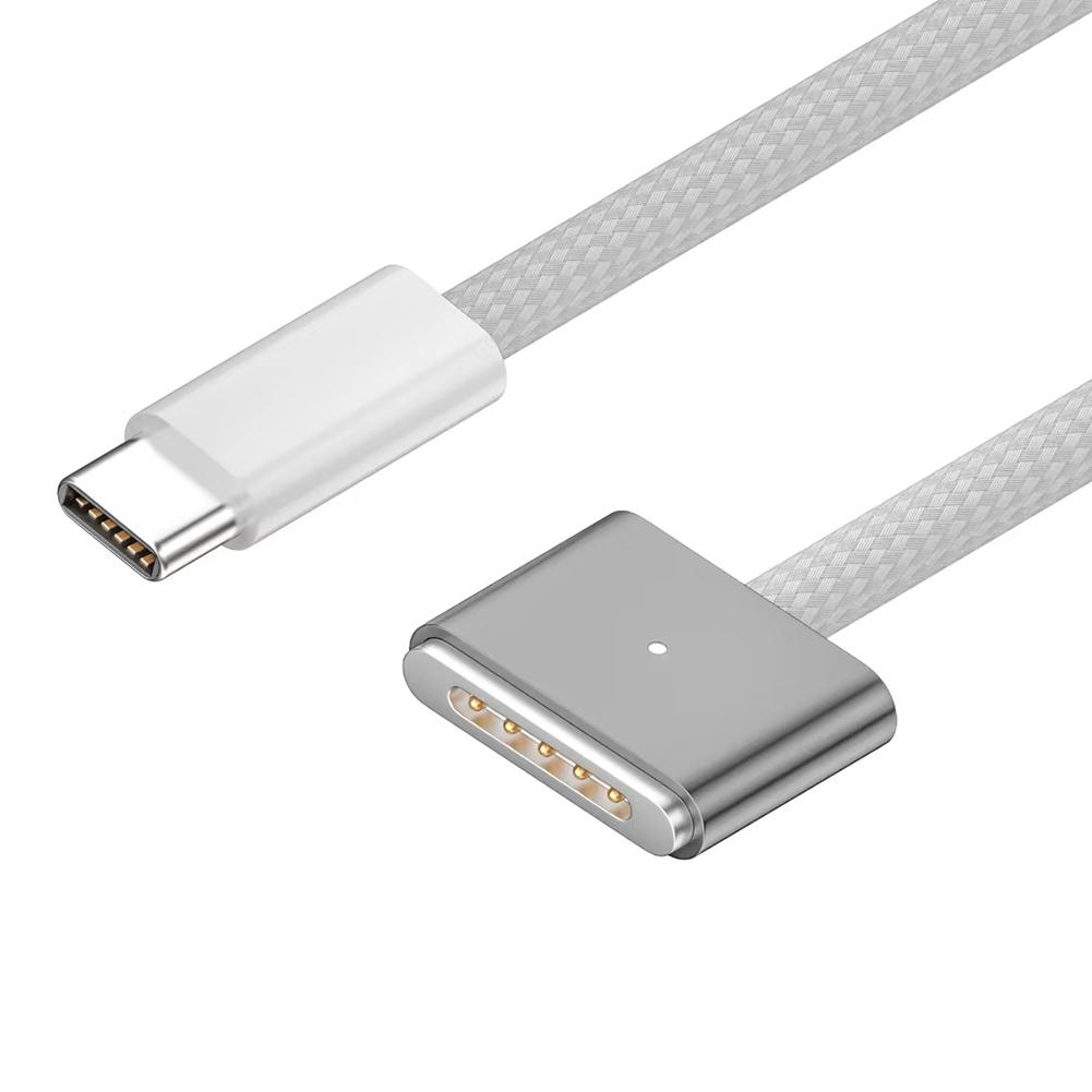 2M USB-C Male To Magnetic3 Fast Charge Cable LED Indicators USB C To Magnetic3 Charging Cable for MacBook Air 2025/Pro 2025 2025