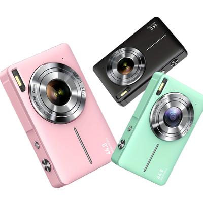 Câmera digital 2.7K com foco automático, câmera de vlog HD 48MP com tela grande de 2,8" e câmera de filmadora para fotografia para crianças e adultos