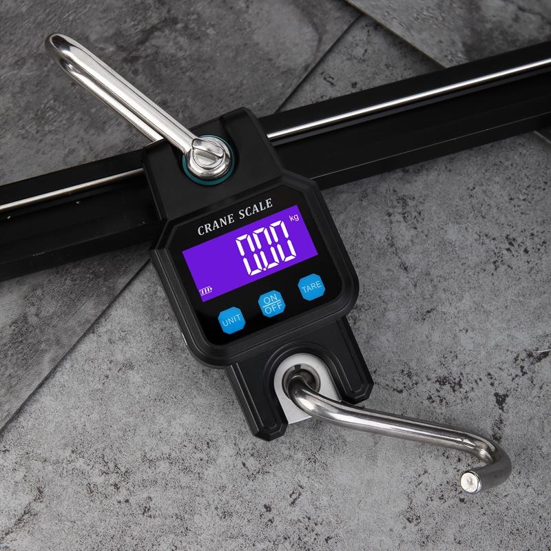 300kg/50g Micro Crane Scale Rechargeable Hanging Hook Scales 4.0 Bluetooth Digital USB Stainless Steel Heavy Duty Weight Balance