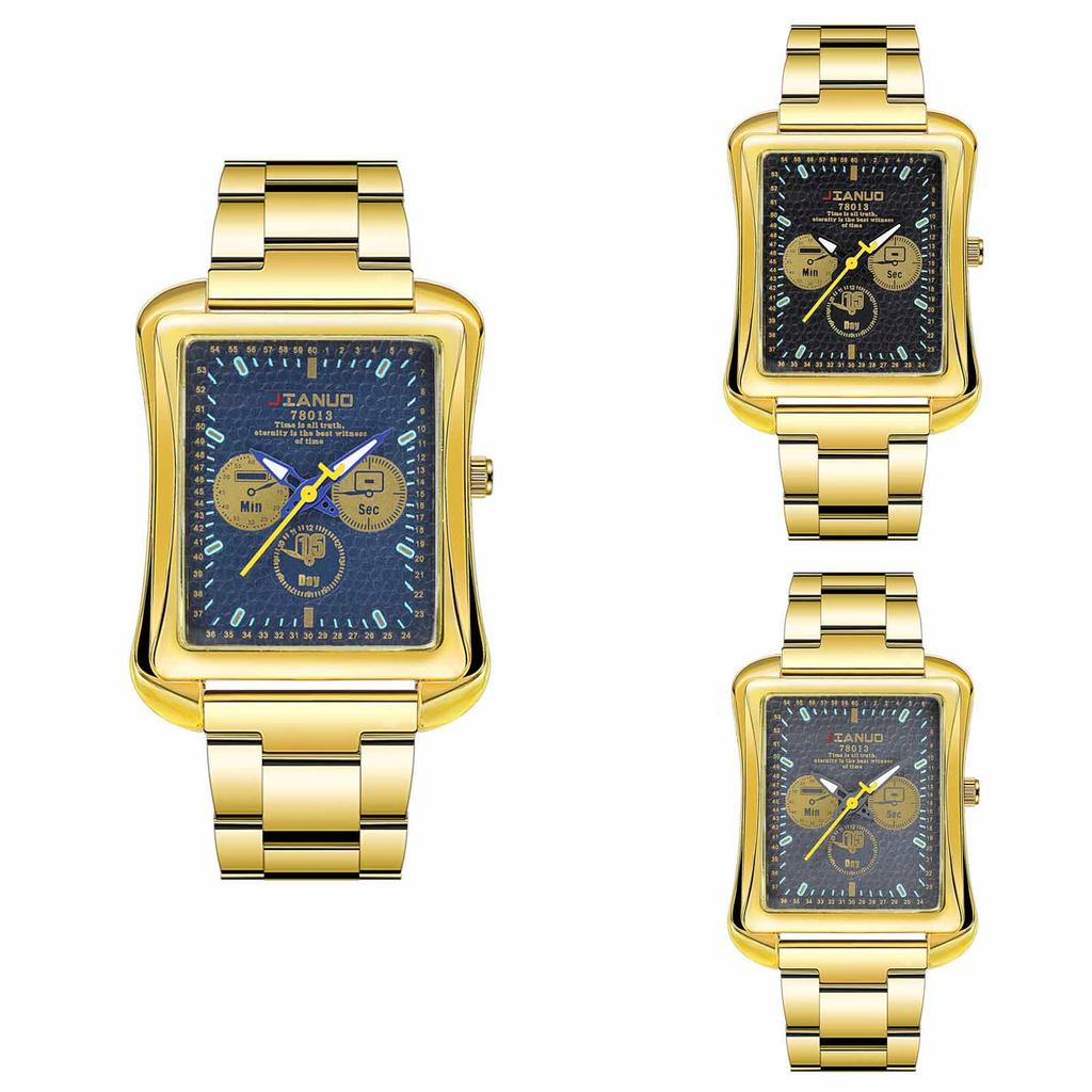 Men's  Luminous Running Alarm Clock Watch