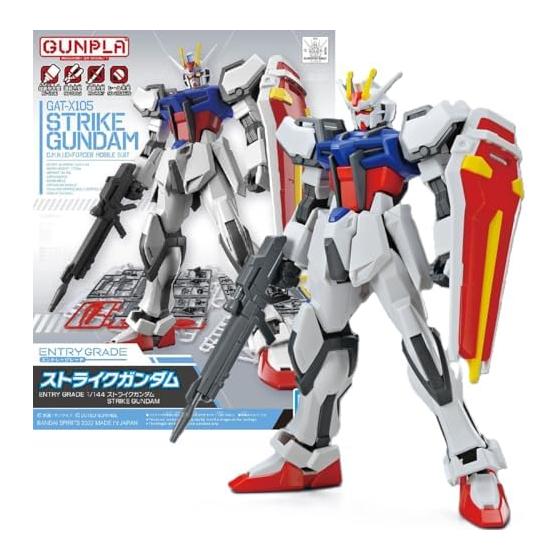 [EG] ENTRY GRADE Strike Gundam Mobile Suit Gundam SEED 1/144 scale color-coded plastic model