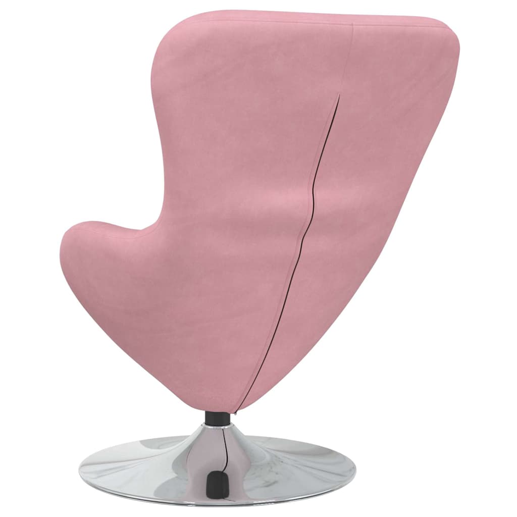 Egg Chair Pink Velvet