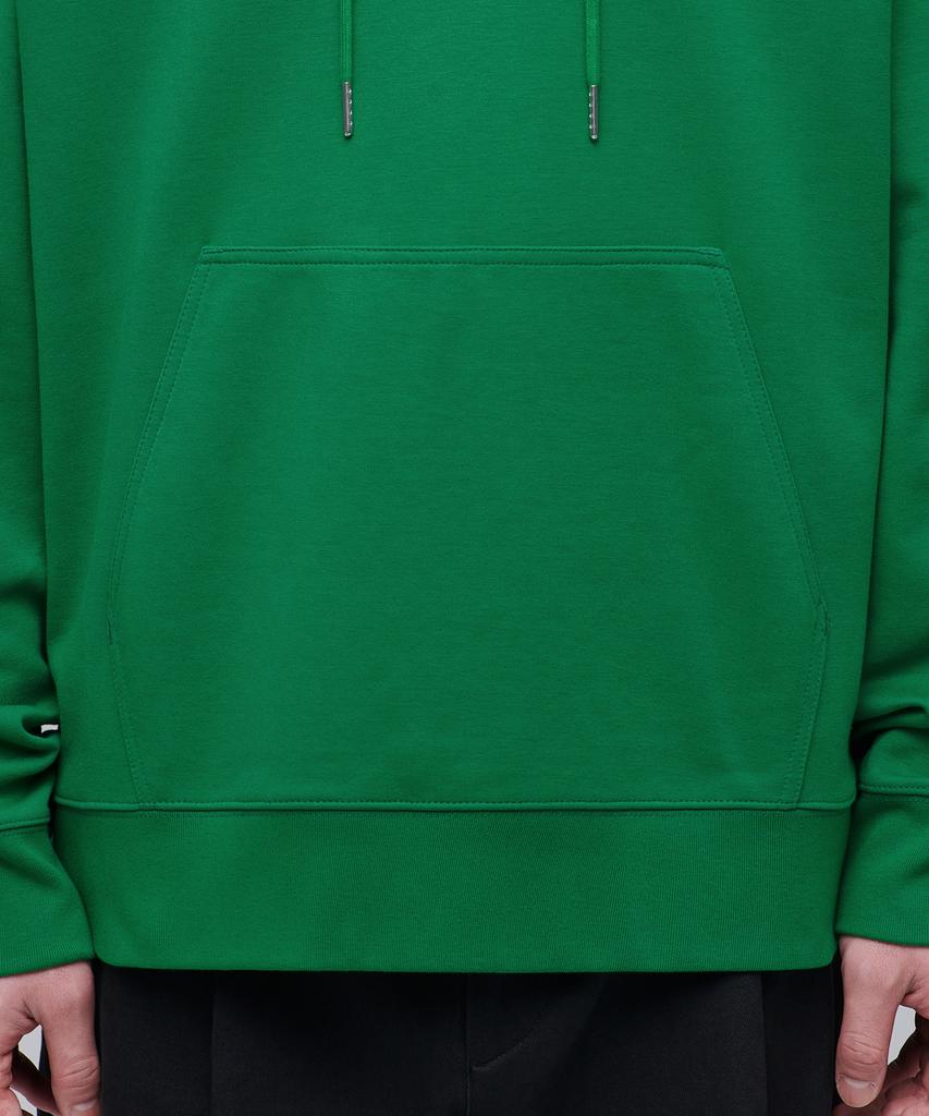 Flat Terry Oversized Hooded Sweatshirt [Jolly Green]