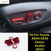 Car Seat Adjust Button Switch Control Panel Sequ Cover Trim Red Accessories For Toyota RAV4 XA50 & Camry & Avalon  - 2024