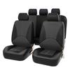 9 in 1 Universal PU Leather Four Seasons Anti-Slippery Cushion Mat Set for 5 Seat Car