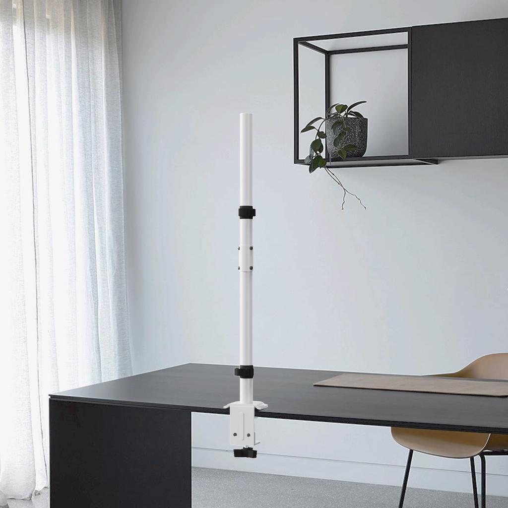 ACCURTEK Monitor Arm Mount, Pole Only, Long Type, 80cm Long, Clamp Type, Grommet Type, Screw Mounting, 3.5cm Diameter