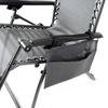 Folding Garden Lounger Armchair, Zero Gravity, Tourist, Graphite