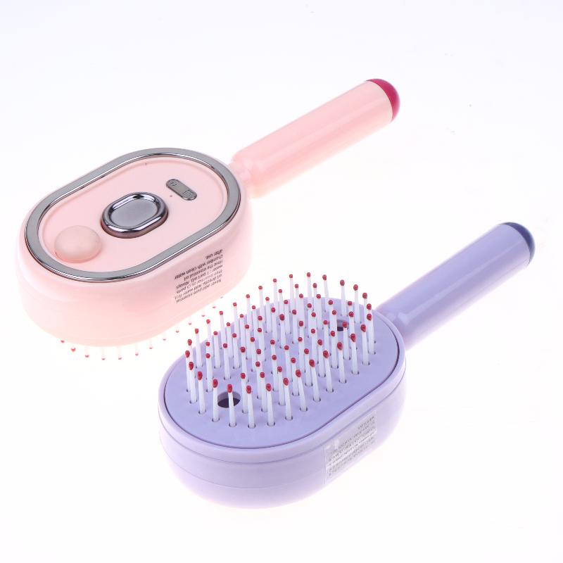 Hårplejespray Massagekam Vibrationshovedbundsmassage Hårbørste Hovedmassager Hårspray Forstøverbørste Hårolieapplikator