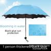 Women's Umbrella Sunshade Rain Sun Dual Purpose Thickened Black Glue Sunshade Umbrella Foldable Fold Uv Protection