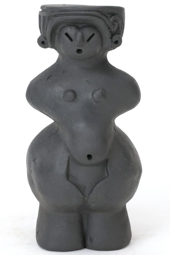 Venus Clay Jomon Clay Figurine from the Tanabatake Site in Nagano Medium Ceramic Interior Archaeological Handcrafted by Protection from Safe