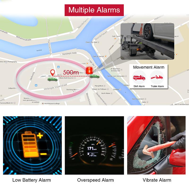 Localizzatore Auto Mini GPS Tracker Auto TK905Mini 1500mAh TKSTAR Localizzatore GPS Magnete Gratuito APP GPS Veicolo PK TK905 GF07