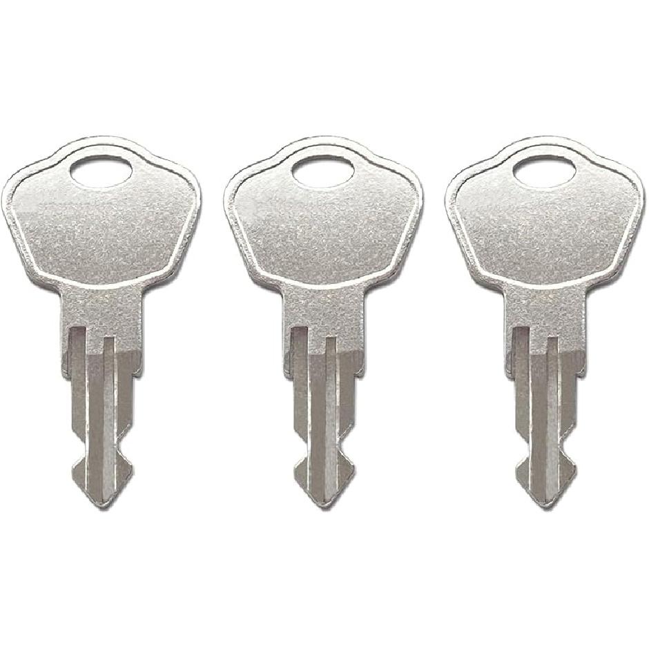 (3) KeyPower Replacement Keys for Sentry Safe/Schwab Code A - Z, Works 1100 1170 Chests Letters Safe and fire Box, Double Sided Pre-Cut Key (I) M