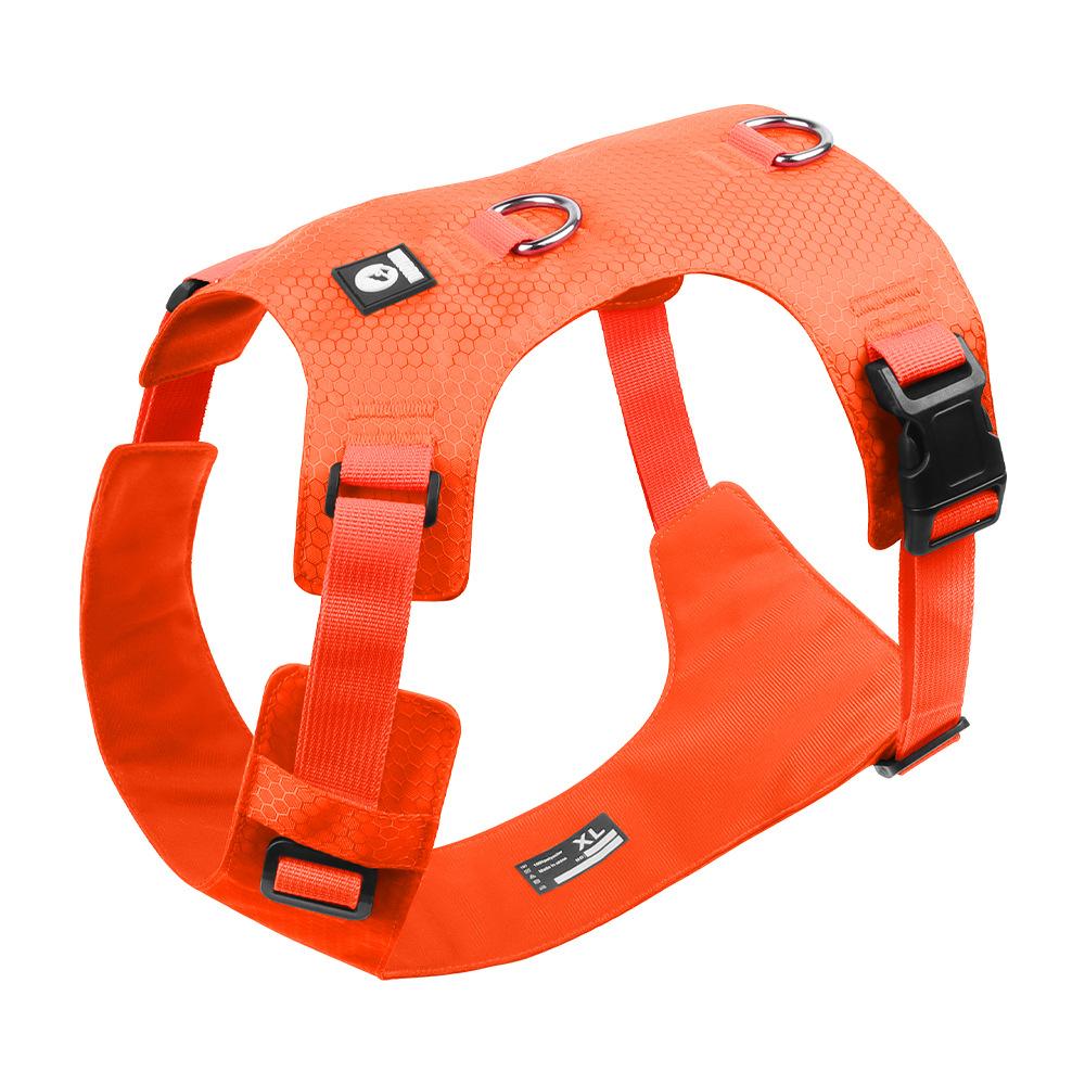 

Новый поводок для собак на открытом воздухе для средних и крупных собак, взрывозащищенный нагрудный ремень, легкий и дышащий, для защиты груди и спины собаки S