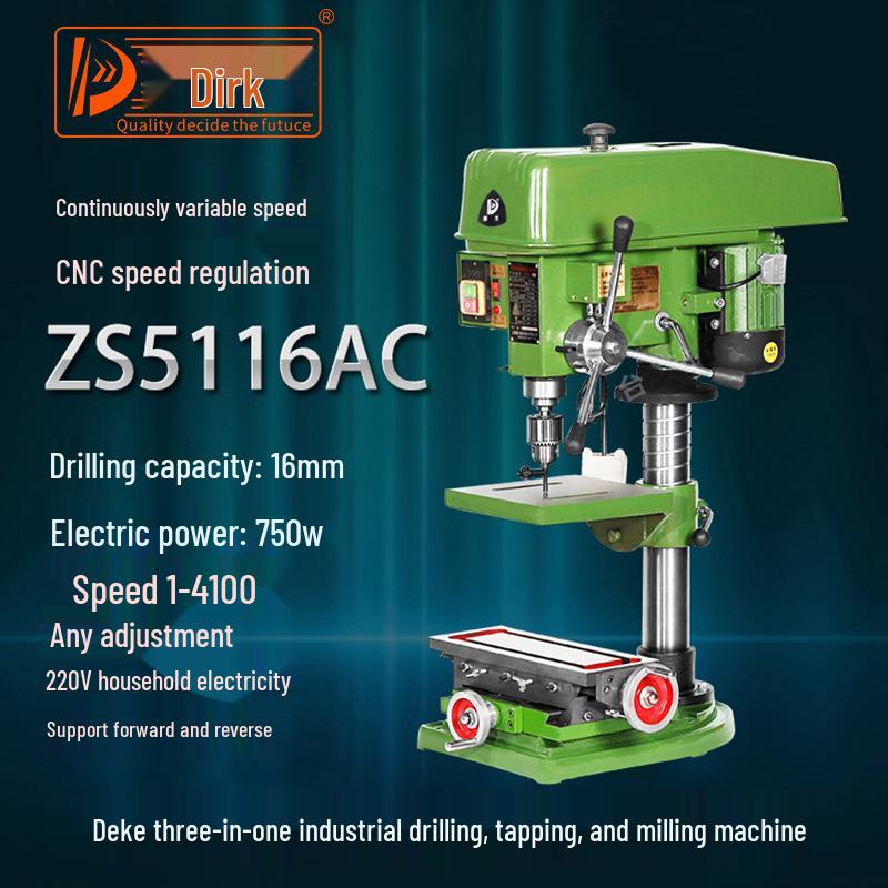 Deke Z516BC 16mm High Power 750W Bench Drill Press & Mill Machine