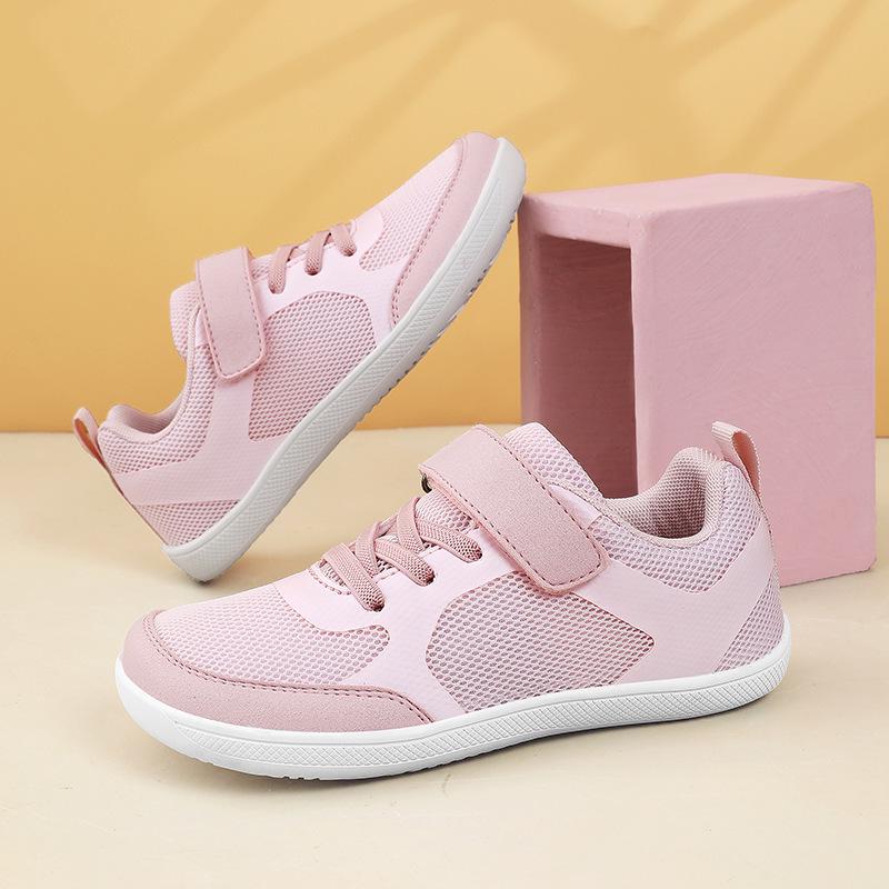 Scarpe Sportive da Bambino a Punta Larga: Sneakers Basse Traspiranti per Ragazzi e Ragazze, Perfette per Escursioni e Attività all'Aperto