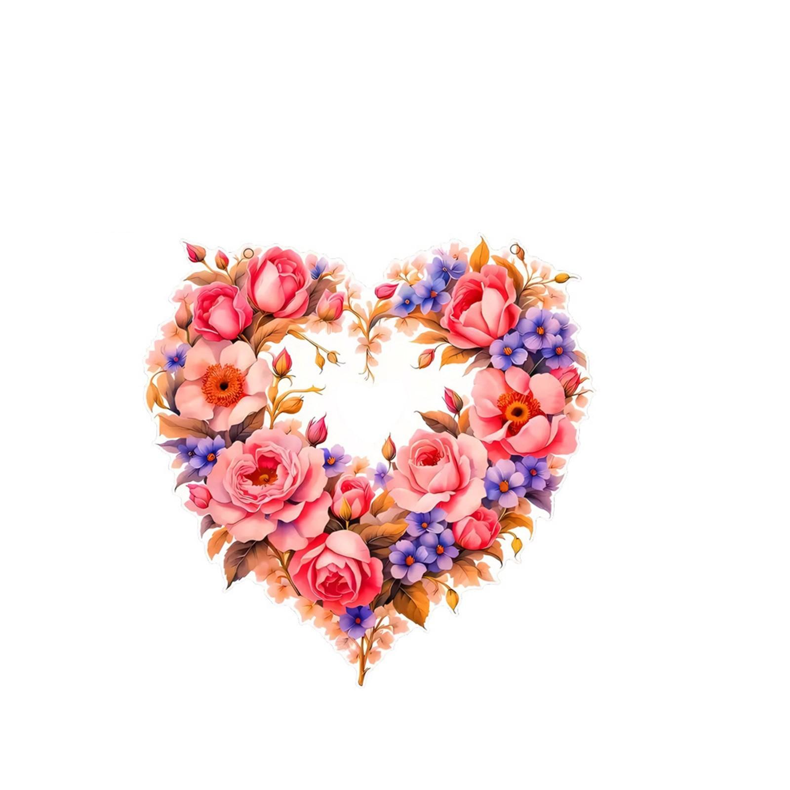 

2D милый и очаровательный кулон Cross Border акриловый плоский автомобильный зеркальный кулон для украшения дома