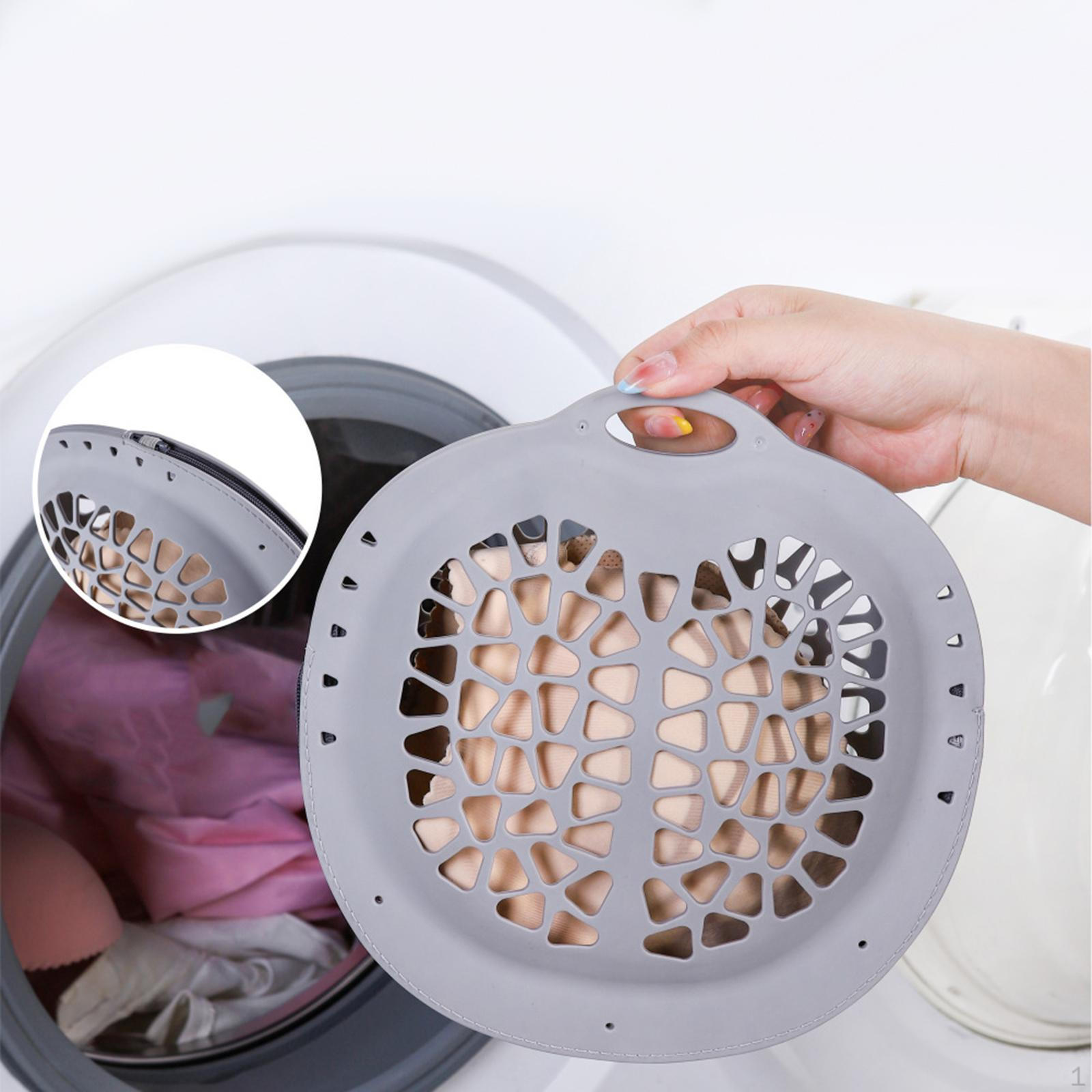 

Мешок для стирки бюстгальтеров Современный с молнией Универсальный чехол для нижнего белья Защита для нижнего белья для полотенца серый