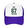 Custom Six Seven  Baseball Cap Unisex Women Breathable  Dad Hat Outdoor