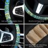 Car Steering Wheel Cover Non-Slip Breathable Bohemian Car Steering Wheel Cover - No Inner Ring Universal Handlebars Accessory