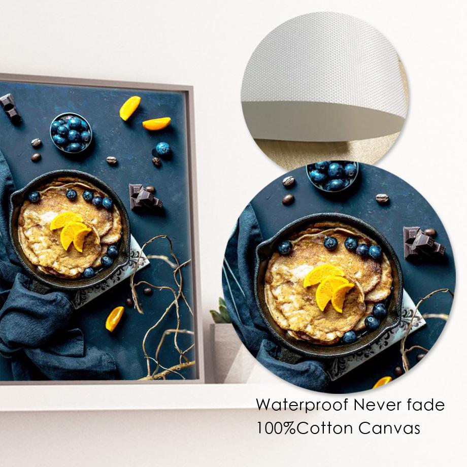 Egg Tart Donut Avocado Food Fruit Pastry Wall Art Canvas Painting Nordic Posters And Prints Pictures For Living Room Home Decor