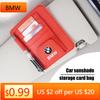KWPX7 Car Sticker Car Sun Visor Eyeglass Clip Wallet ID Card Storage Bag For F12 F13 G30 G32 F34 F40 F45 F46 X1 X2 X3 X5 X4 X6 X7