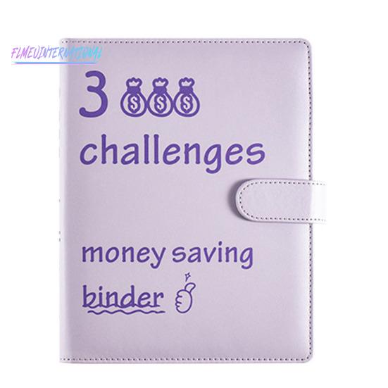 Money Saving Binder with 100 Envelopes A5 Budget Planner Book - Colorful Challenge Sheets Cash Envelopes, A5 Size Binder