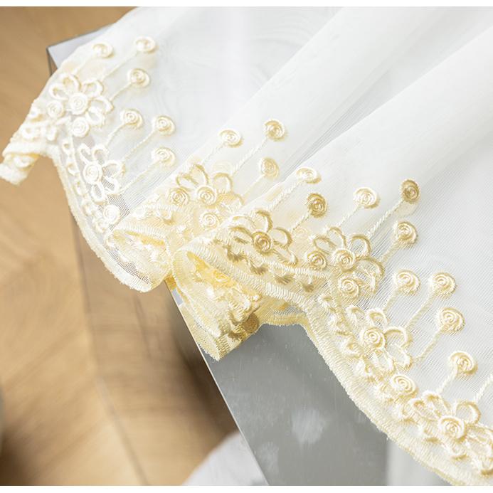 

Современные простые ручные вышитые бисером прозрачные шторы оконный экран спальня балкон готовые газовые шторы 250*270cm