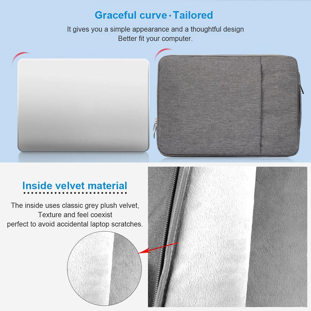 Moda Ultra İnce Darbeye Dayanıklı Dizüstü Bilgisayar Kılıfı Dizüstü Bilgisayar Kapağı Koruyucu Çanta Dizüstü Bilgisayar El Çantası