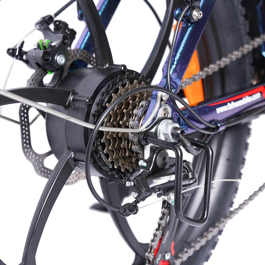 FAFREES F20 Pro Electric Bicycle 250W Motor, 36V 18Ah Battery, 20*3.0 Inch Tire, IP54 Waterproof, 80-100KM Range E-bike