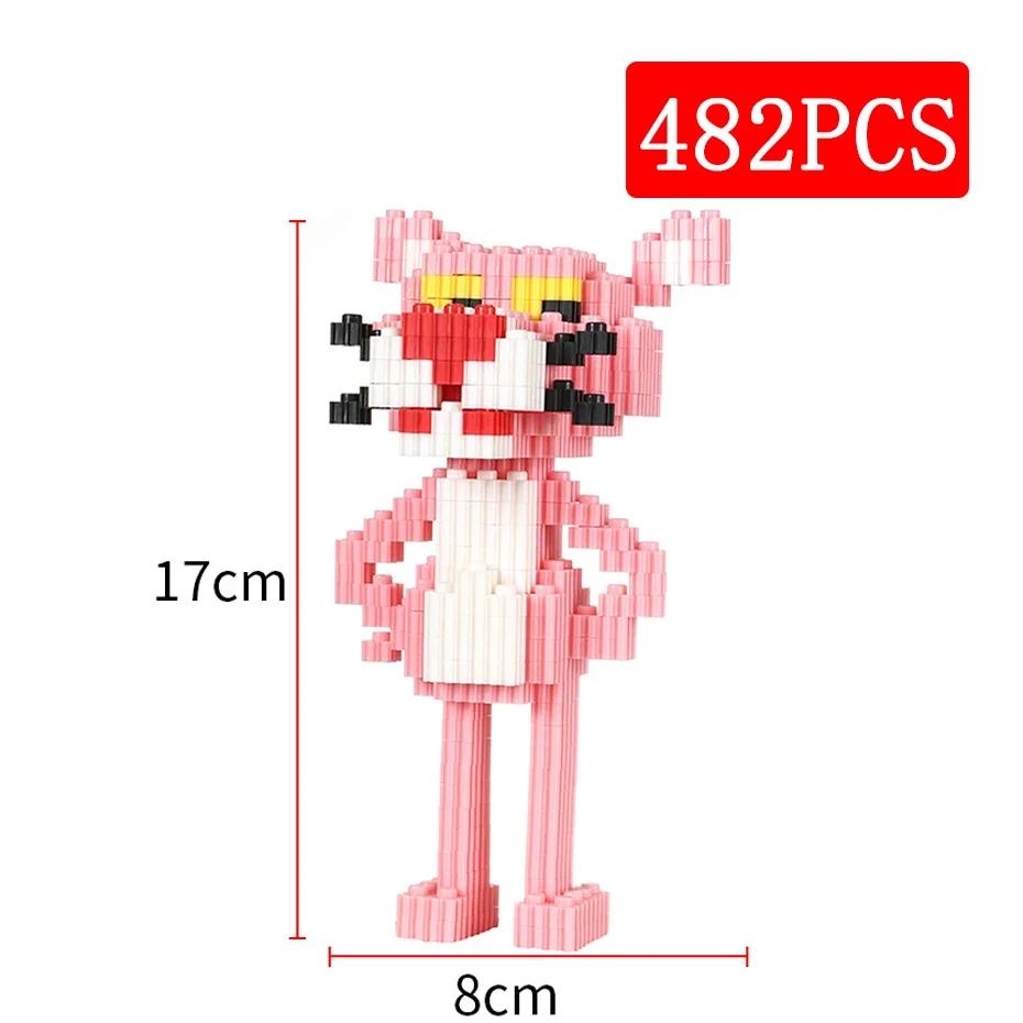 Stitch Mickey Minnie Mouse Doll Star Derena Belle Assemble Kids Building Blocks Puzzle Assembly Toys Kids Gifts