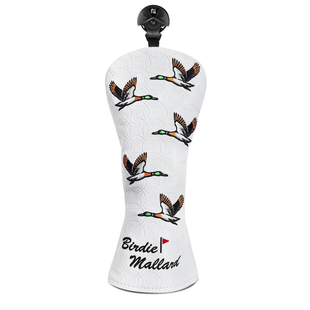 Golf Head Cover Simple Design Birdie Mallard Embroidery High Quality