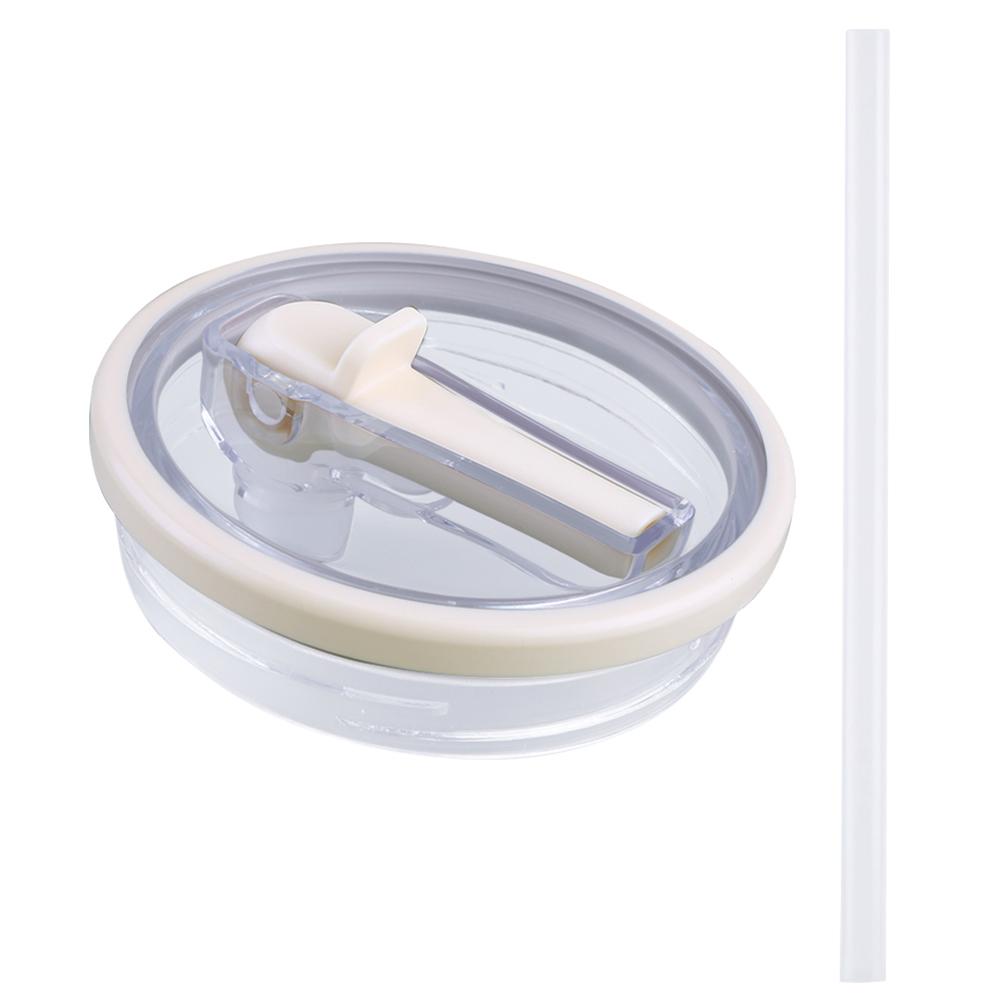 

40 унций Для STL Термочехол для бутылки воды Кофейные чашки Крышка-соломинка с откидным верхом Замена Кружки Непроливайки Тамблер Крышка Аксессуары бежевый