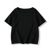 Special Offer, Cotton Elastane Slim-fit Shoulder Short-sleeved T-shirt Women's Summer Short Tight High-waisted American Spice Girl Top