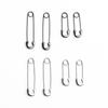 "925 Sterling Silver Unisex Pin Earrings - Korean Fashion"