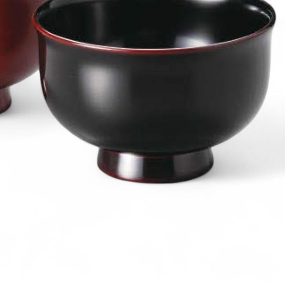 Set of 2 Lacquerware Made In J-kitchens Bowls, Wooden, Hand-Painted, Japan, PID-528732