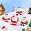 Santa & Snowman Micro Landscape DIY Bonsai Ornament - Christmas Gift Decoration