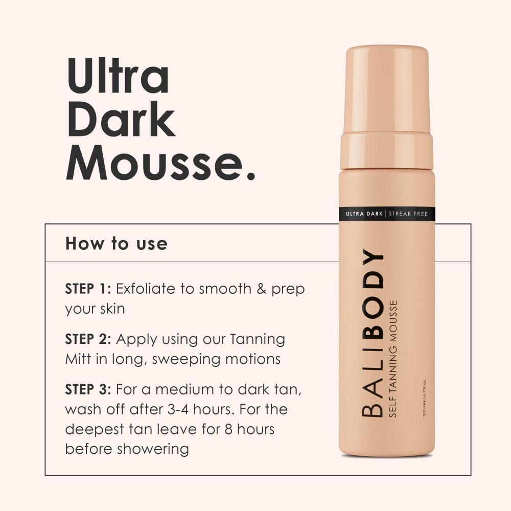 Bali Body Bronzlaştırıcı Köpük 6.7 oz Ultra Koyu uygun fiyatlı