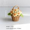 Simulated Flower Potted Plant Crochet Flower Ornament