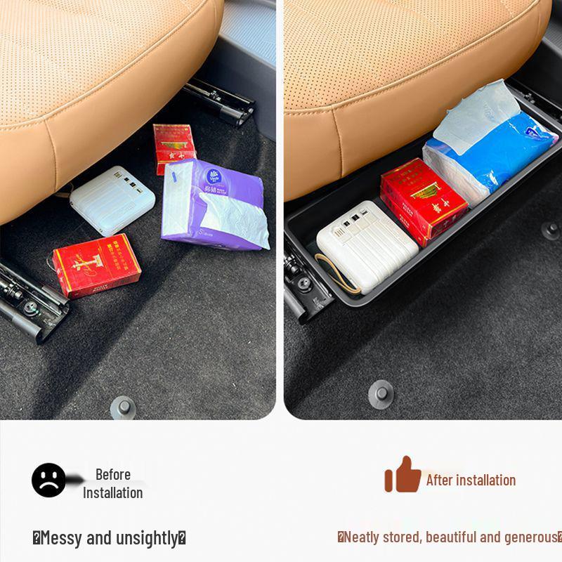 Fits Galaxy Starship 7-Seater: Under-Seat Storage Box & Organizer for Driver/Passenger