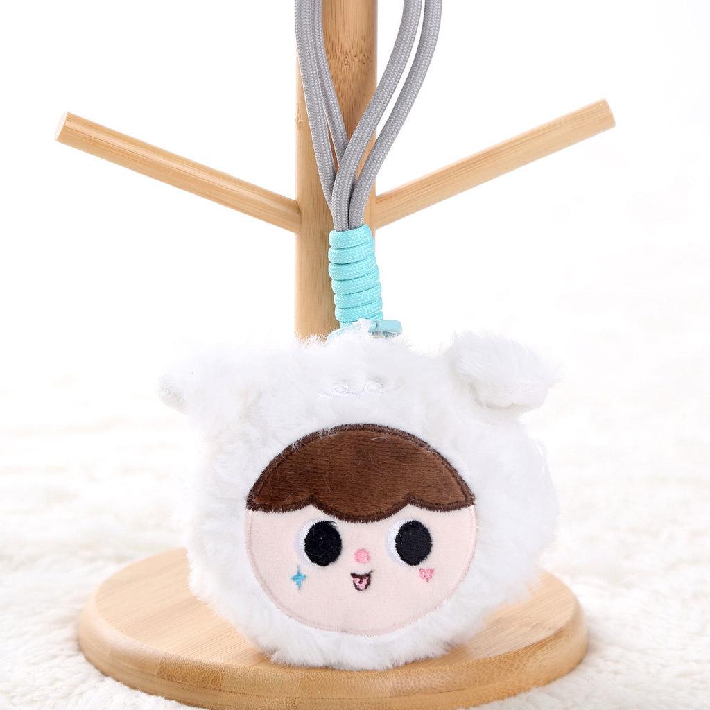 Baby Three Plush Keychain With Elephant Bear Rabbit Animal Design For Girls Gift And Collectors