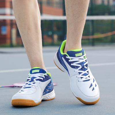 Rutschfeste Badmintonschuhe für Männer Tischtennisschuhe Tenis Volleyball Handball-Training Sportschuhe Große Größe 47 48