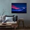 WCIC Art Prints Paintings Night Scene In The Mountains Art Cloth Home Background Wall Decoration Painting Hanging Painting